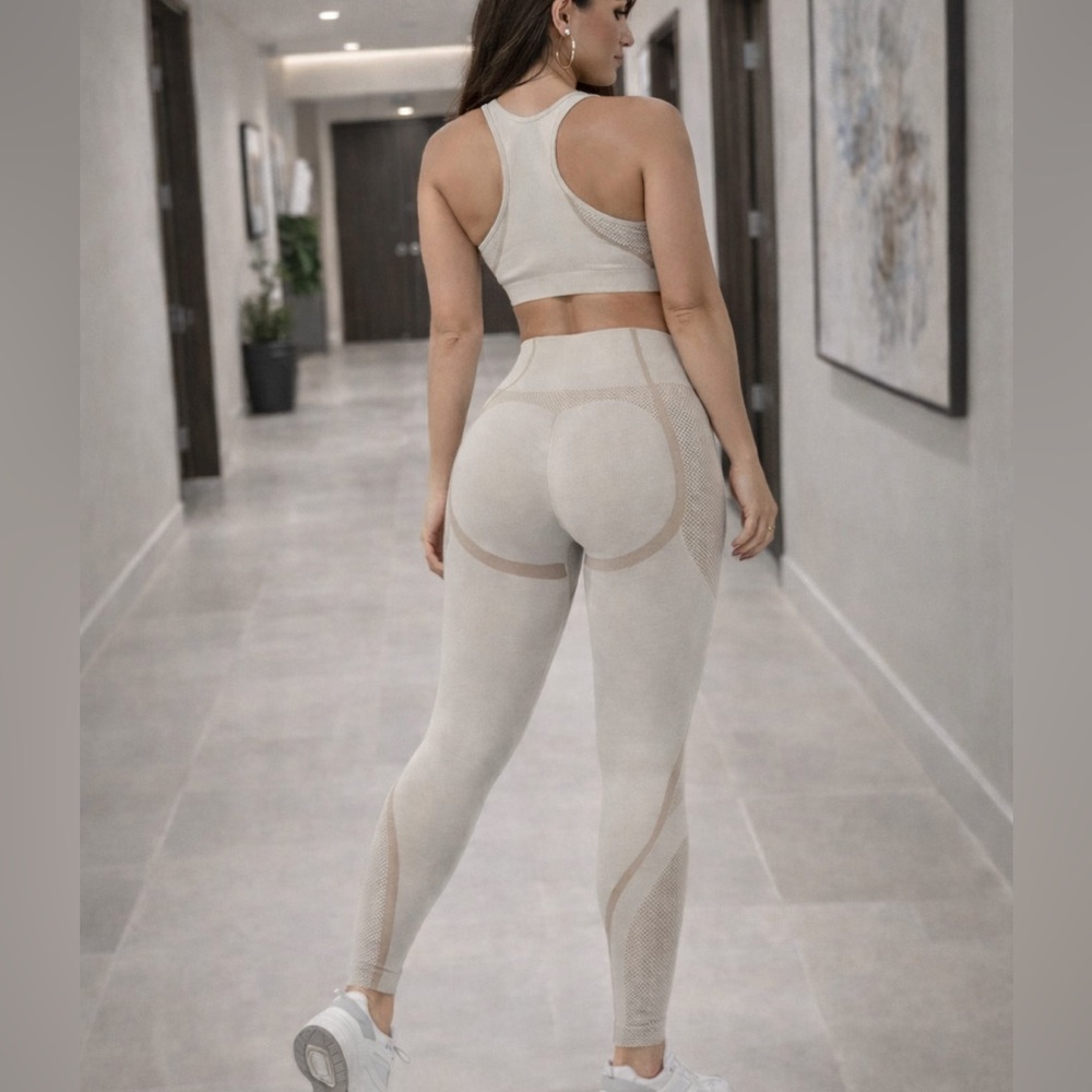 Beige Activewear Set - Picture 3 of 3